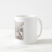 Jesus-monogram initiaal geloof Jesus-monogram init Koffiemok (Voorkant rechts)