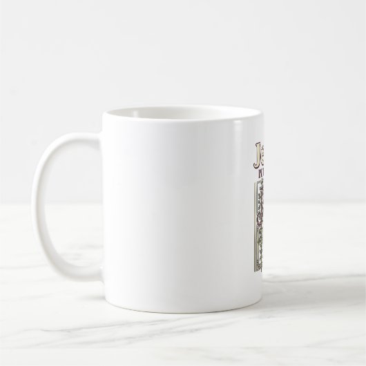 Jesus-monogram initiaal geloof Jesus-monogram init Koffiemok (Links)