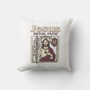 Jesus-monogram initiaal geloof Jesus-monogram init Kussen