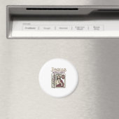 Jesus-monogram initiaal geloof Jesus-monogram init Magneet (Insitu (Vaatwasser))