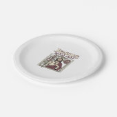 Jesus-monogram initiaal geloof Jesus-monogram init Papieren Bordje (Gekanteld)