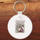 Jesus-monogram initiaal geloof Jesus-monogram init Sleutelhanger (Voorkant)
