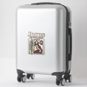 Jesus-monogram initiaal geloof Jesus-monogram init Sticker (Koffer)