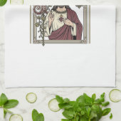 Jesus-monogram initiaal geloof Jesus-monogram init Theedoek (Gevouwen)