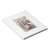 Jesus-monogram initieel geloof Jesus-monogram Init Notitieblok (Schuin)