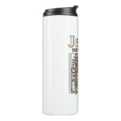 Jesus-monogram initieel geloof Jesus-monogram Init Thermosbeker (Gedraaid links)