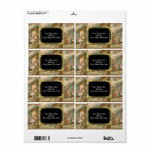 Jesus Monogram Labels (Full Sheet)