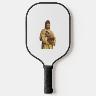 Jesus Moo Deng Bouncy Pig, Schattige Baby Hippo T- Pickleball Paddle