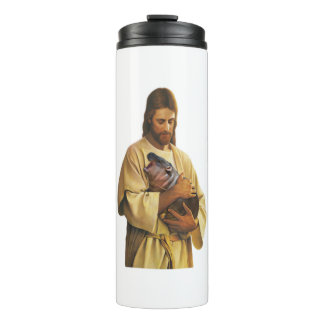 Jesus Moo Deng Bouncy Pig, Schattige Baby Hippo T- Thermosbeker
