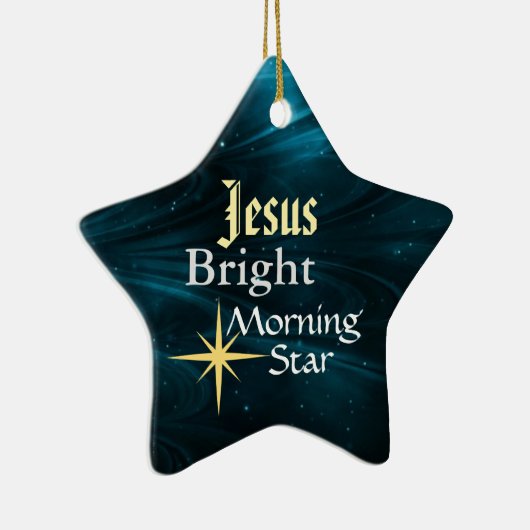 Jesus Morning Star Gepersonaliseerd Ornament (Rechts)