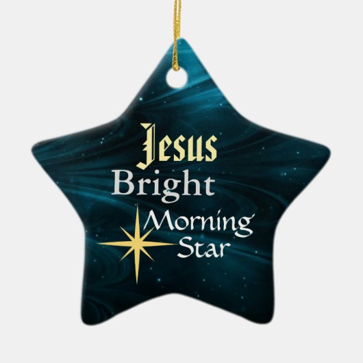 Jesus Morning Star Gepersonaliseerd Ornament (Voorkant)