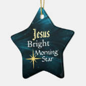 Jesus Morning Star Gepersonaliseerd Ornament (Links)