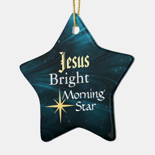 Jesus Morning Star Gepersonaliseerd Ornament (Links)
