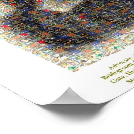 Jesus Mosaic Poster (Hoek)