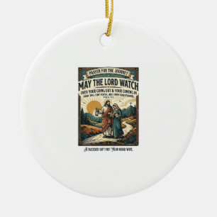 Jesus Motorclub Echtgenoot T-Shirt Inspirerend Keramisch Ornament