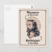 Jesus Mullet Briefkaart (Voorkant / Achterkant)