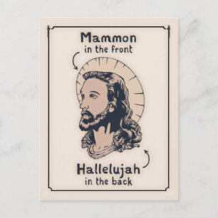Jesus Mullet Briefkaart