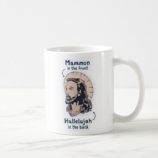Jesus Mullet Koffiemok (Rechts)