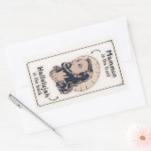 Jesus Mullet Rechthoekige Sticker (Envelop)