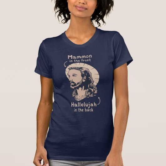 Jesus Mullet T-shirt (Voorkant)