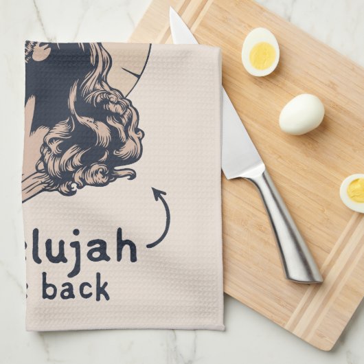 Jesus Mullet Theedoek (Quarter Fold)