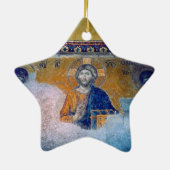 jesus mural ster keramisch ornament (Achterkant)