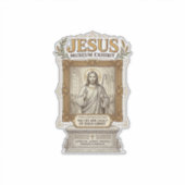 Jesus Museum Tentoonstelling Jezus Museum Tentoons Sticker (Voorkant)