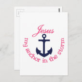 Jesus My Anchor Briefkaart (Voorkant / Achterkant)
