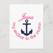 Jesus My Anchor Briefkaart (Voorkant)