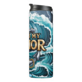 Jesus My Anchor Stormy Zeeen Thermosbeker (Geroteerd rechts)