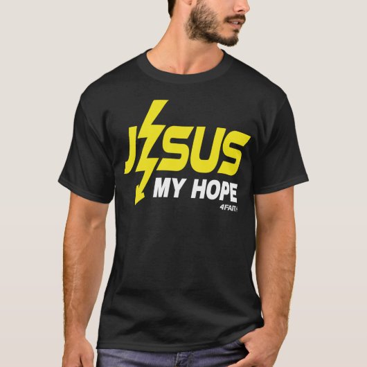 Jesus my Hope, Christian Faith T-shirt (Voorkant)