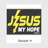 Jesus my Hope Sticker (Vel)