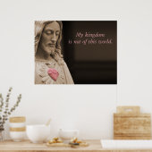 Jesus My Kingdom Poster (Keuken)