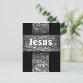 Jesus My Rock Briefkaart (Staand voorkant)