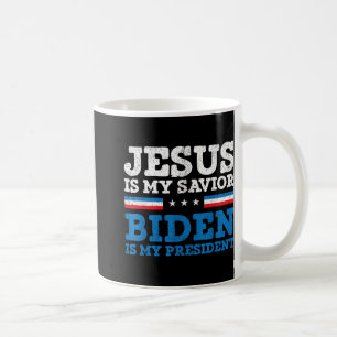 Jesus My Savior Joe Biden Mijn President 2020 Elec Koffiemok