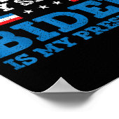 Jesus My Savior Joe Biden Mijn President 2020 Elec Poster (Hoek)