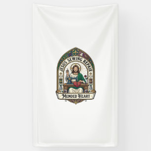 Jesus Naai Herstel Hersteld Hart Jesus Naai Herste Spandoek