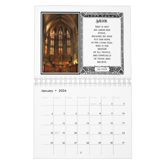 JESUS NAAM BOVEN ALLE NAMEN Bijbelkalender Kalender (Jan 2026)