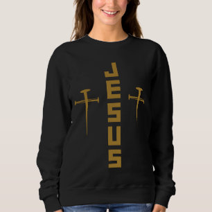 Jesus Nail Cross Christelijk Faith for Believers Trui
