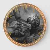 Jesus Nailed Large Clock Grote Klok (Voorkant)