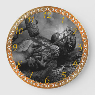 Jesus Nailed Large Clock Grote Klok