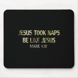 Jesus nam naps is als christelijke Redleg Camo Muismat
