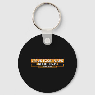Jesus nam slapen Jezus Als Mark 4_38 Funny Chri Sleutelhanger