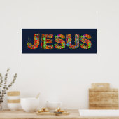 JESUS NAME POSTER (Keuken)