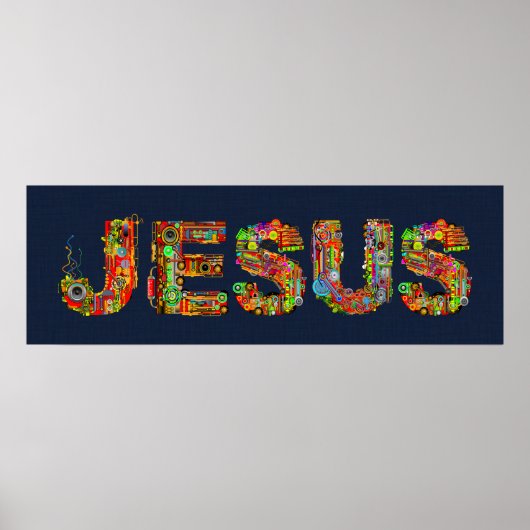 JESUS NAME POSTER (Voorkant)