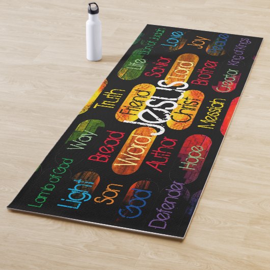 Jesus Names and Attributes Yoga Mat (In situ)