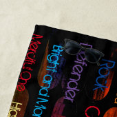 Jesus Names and Attributes Yoga Mat Strandlaken (In situ)