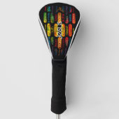 Jesus Names Multi-color Golfheadcover (Voorkant)
