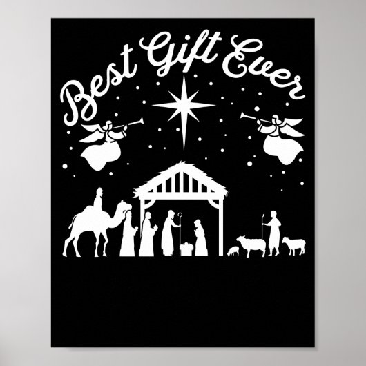 Jesus Nativity Birthday Christmas Outfit Poster (Voorkant)