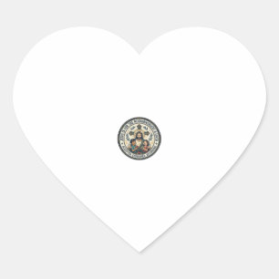 Jesus Neurodivergente Moedigings T-Shirt Inspirati Hart Sticker